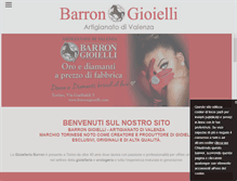 Tablet Screenshot of barrongioielli.com